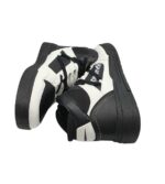 Adidasi barbati Sprandi 45, imitatie de piele, alb negru - imagine 4