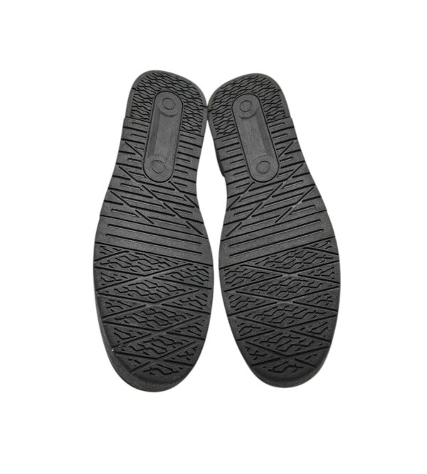 Adidasi barbati Sprandi 45, imitatie de piele, alb negru - imagine 5