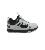 Adidasi barbati Sprandi , imitatie de piele, alb negru