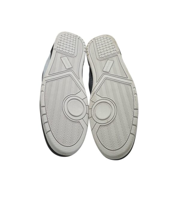 Adidasi barbati Sprandi , imitatie de piele, alb negru - imagine 5