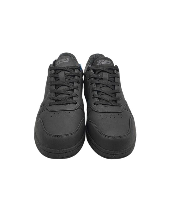 Adidasi barbati Sprandi , imitatie de piele,  negru - imagine 3