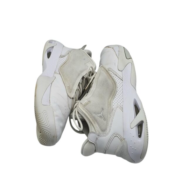 Adidasi barbati Jordan 43, piele, material textil, alb - imagine 4