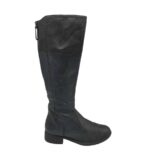 Cizme dama Tamaris 38, piele, negru