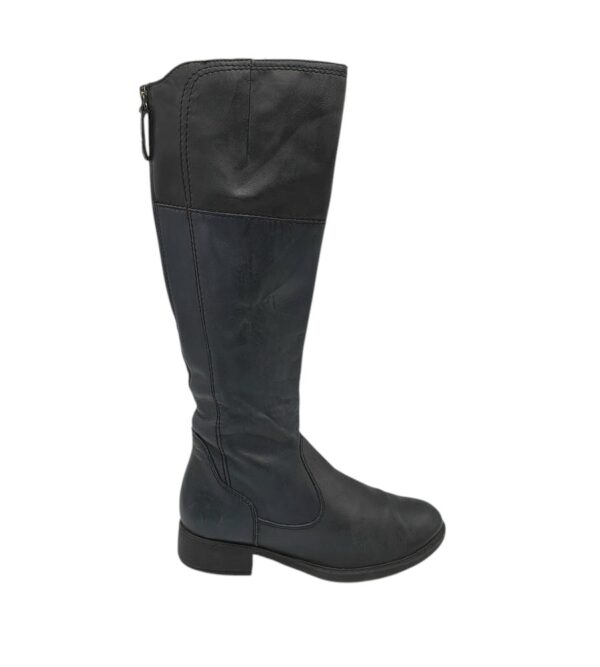 Cizme dama Tamaris 38, piele, negru - imagine 1