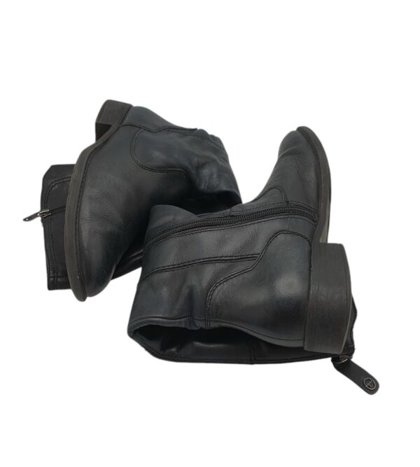 Cizme dama Tamaris 38, piele, negru - imagine 4