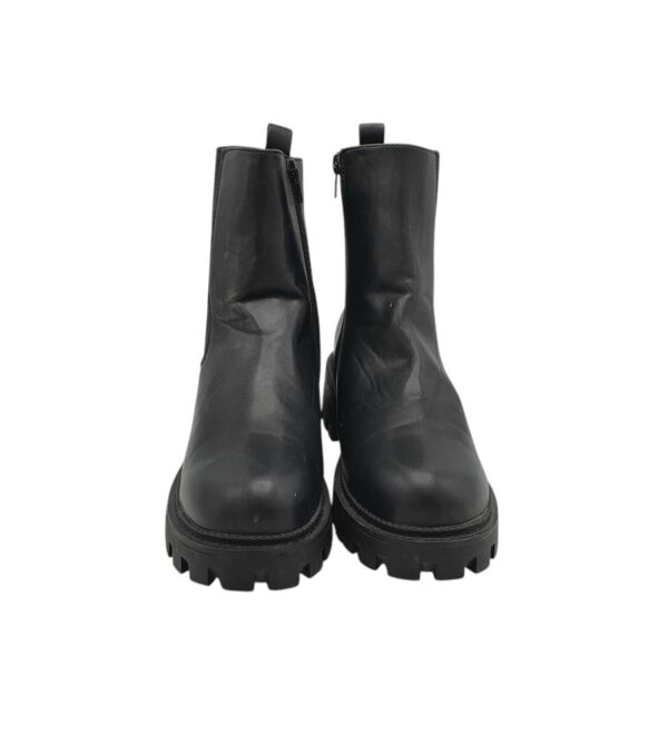 Ghete dama Yours 41, imitatie de piele, negru - imagine 3