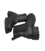 Ghete dama Yours 41, imitatie de piele, negru - imagine 4
