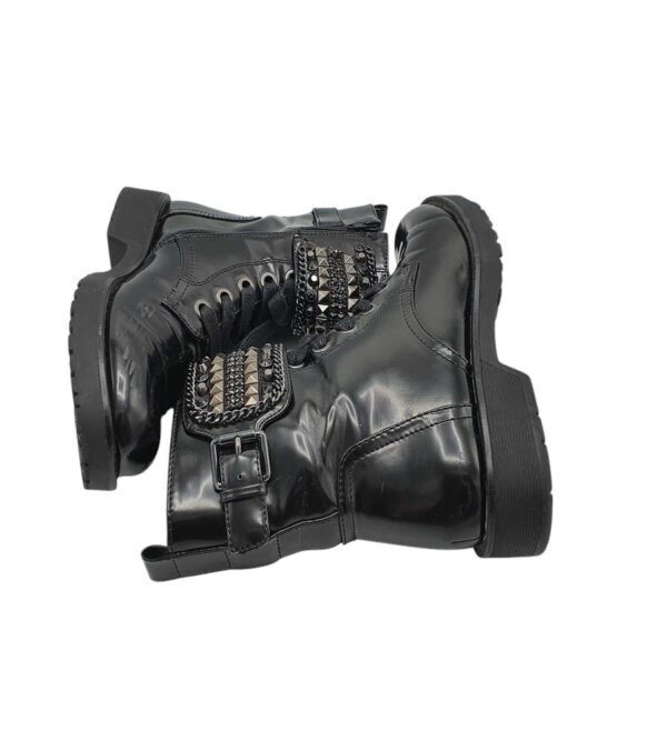 Ghete dama Limelight 37, imitatie de piele, negru - imagine 4