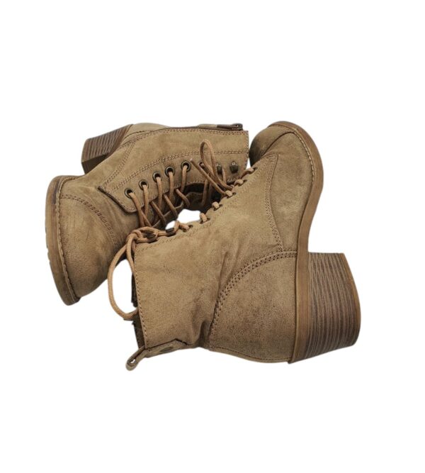 Botine dama Graceland 38, material textil, bej - imagine 4