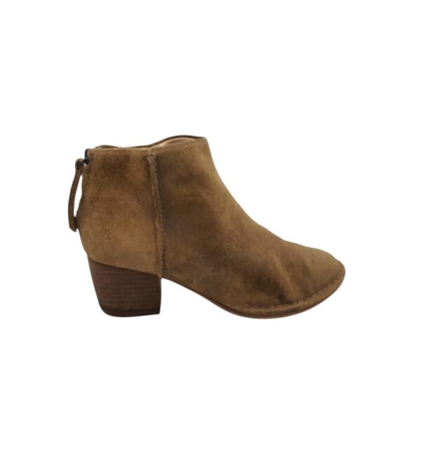 Botine dama Clarks 39, piele intoarsa, maro - imagine 1