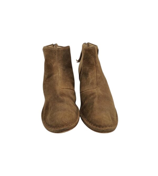 Botine dama Clarks 39, piele intoarsa, maro - imagine 3