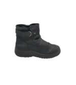 Ghete dama Lite 39, imitatie de piele, negru, imblanite