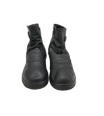 Ghete dama Lite 39, imitatie de piele, negru, imblanite - imagine 3