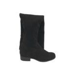 Cizme dama Vero Moda 38, piele intoarsa, negru
