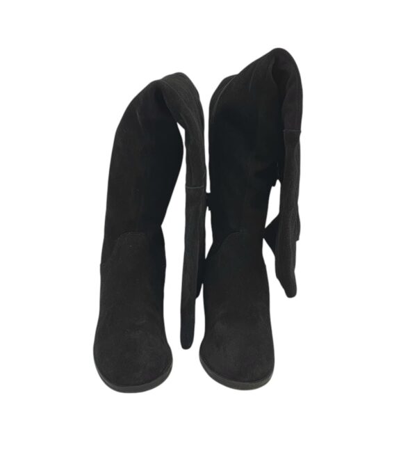 Cizme dama Vero Moda 38, piele intoarsa, negru - imagine 3