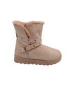 Cizme dama 41, material textil, roz, imblanite