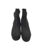 Botine dama Peckott 39, material textil, negru - imagine 3