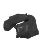 Botine dama Peckott 39, material textil, negru - imagine 4