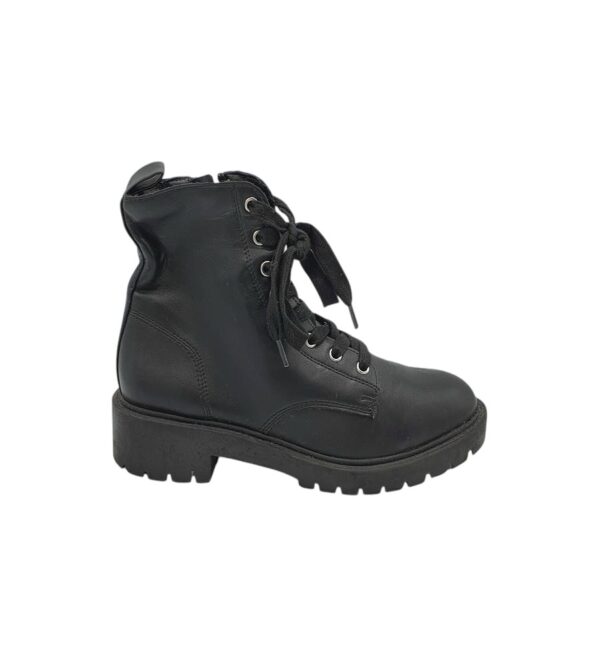 Ghete dama New Look 36, imitatie de piele, negru - imagine 1