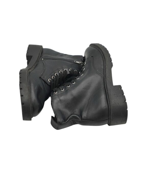 Ghete dama New Look 36, imitatie de piele, negru - imagine 4