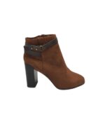 Botine dama Atmosphere 39, material textil, maro