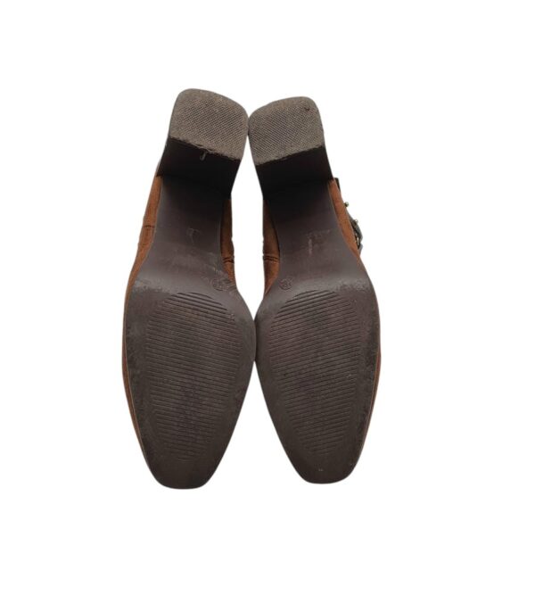 Botine dama Atmosphere 39, material textil, maro - imagine 5