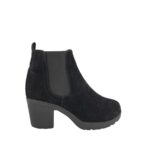 Botine dama Krush 42, material textil, negru
