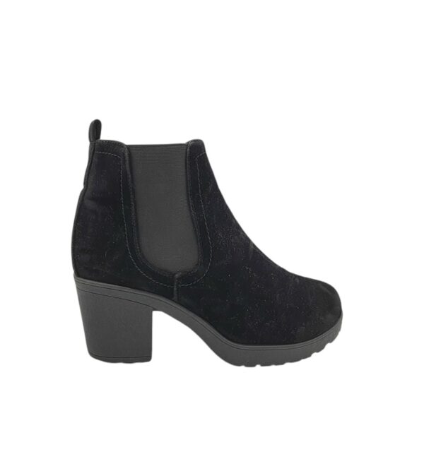 Botine dama Krush 42, material textil, negru - imagine 1