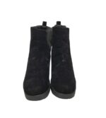 Botine dama Krush 42, material textil, negru - imagine 3