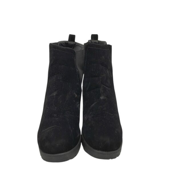 Botine dama Krush 42, material textil, negru - imagine 3