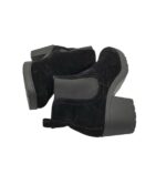 Botine dama Krush 42, material textil, negru - imagine 4
