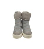Tenisi dama Kayla 37, imitatie de piele, gri - imagine 3