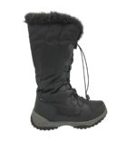Cizme dama Extreme 39, material textil, imitatie de piele, negru