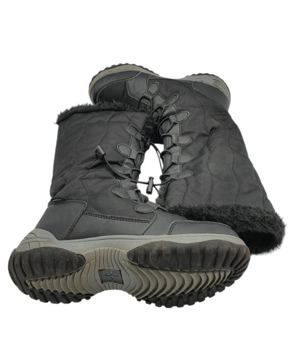 Cizme dama Extreme 39, material textil, imitatie de piele, negru - imagine 4