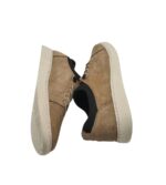 Adidasi barbati Onurhan 40.5, piele, material textil, maro - imagine 4