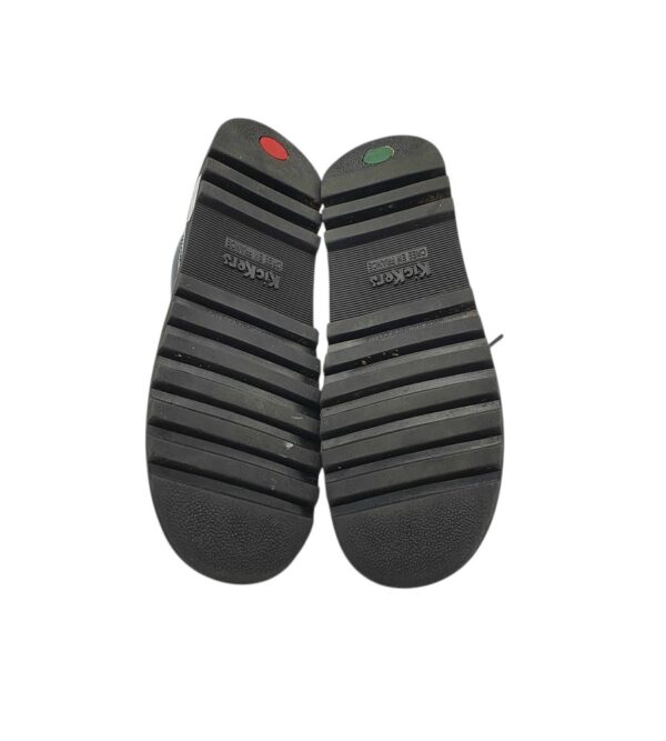 Ghete copii Kickers 37, piele, negru - imagine 5