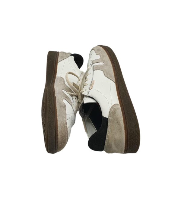 Adidasi barbati Atorka 41, imitatie de piele, piele intoarsa, alb gri - imagine 4
