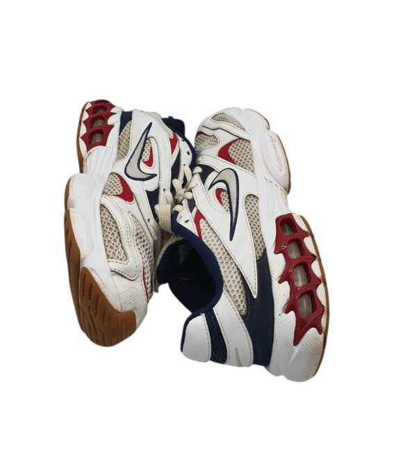 Adidasi barbati Nike 41, material textil, piele, alb - imagine 4