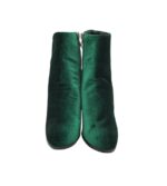 Botine dama Up Collection 39, material textil, verde - imagine 3