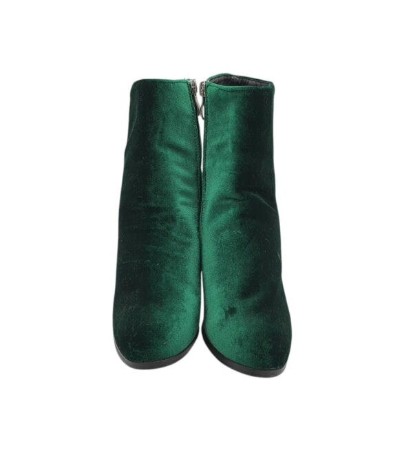 Botine dama Up Collection 39, material textil, verde - imagine 3