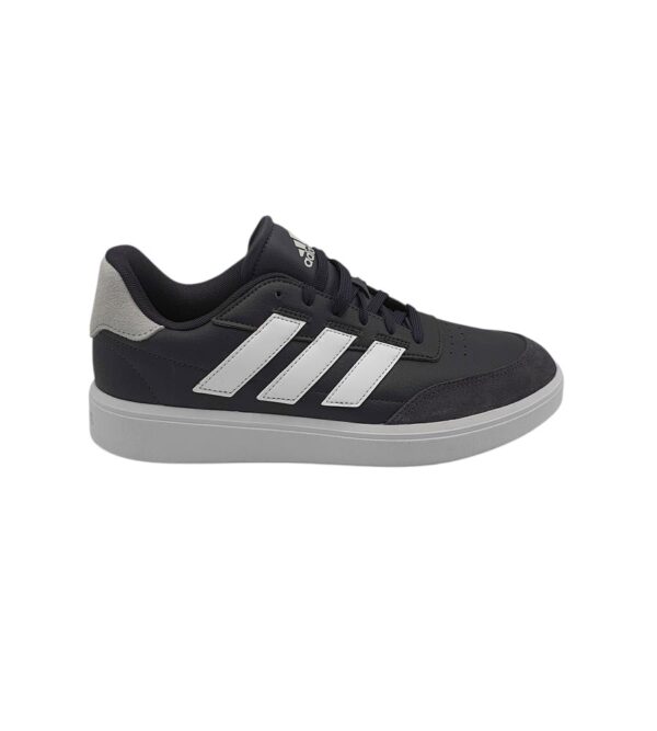 Adidasi barbati Adidas , piele, piele intoarsa,  negru - imagine 1