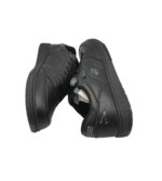 Adidasi barbati Polo  41, imitatie de piele,  negru - imagine 4