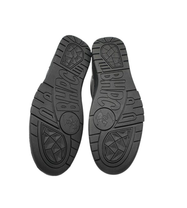 Adidasi barbati Polo  41, imitatie de piele,  negru - imagine 5
