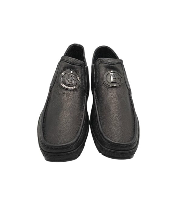 Ghete barbati Baldinini 41.5, piele, negru - imagine 3