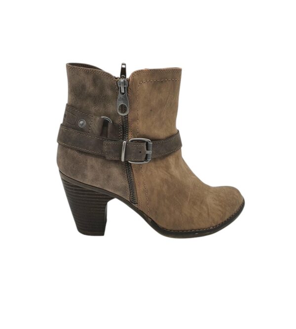 Botine dama S ' Oliver 40, imitatie de piele,  maro - imagine 1