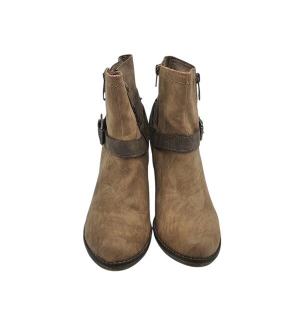 Botine dama S ' Oliver 40, imitatie de piele,  maro - imagine 3