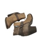 Botine dama S ' Oliver 40, imitatie de piele,  maro - imagine 4