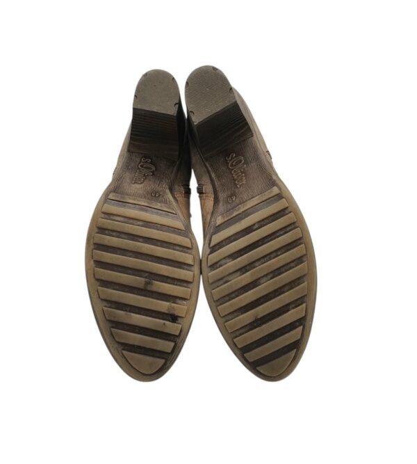 Botine dama S ' Oliver 40, imitatie de piele,  maro - imagine 5