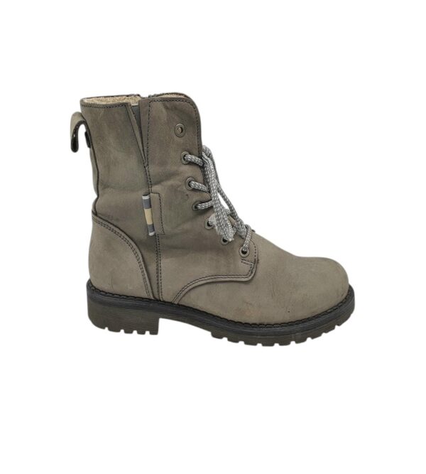 Ghete dama Tamaris 39, piele, gri, imblanite - imagine 1