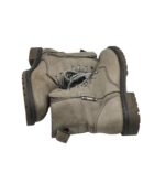 Ghete dama Tamaris 39, piele, gri, imblanite - imagine 4